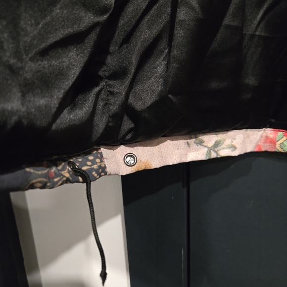 Eclectic Patchwork Multicolor FOUND Multi Print Garden Puffer S/M - Picture 10 of 10